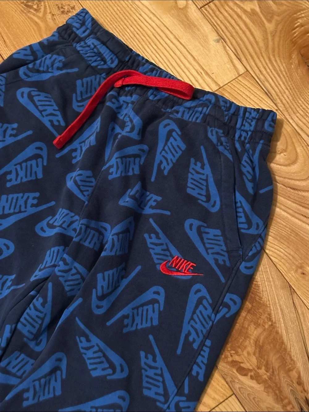Nike Kids Hoodie & Joggers Set, Blue, XL